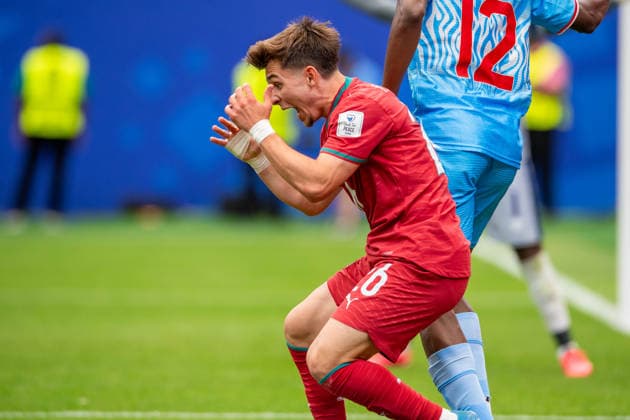 June 17, 2026: Portugal forward Francisco Conceicao (26) reacts during a FIFA World Cup, WM, Weltmeisterschaft, Fussball Group K match between Portugal and DR Congo in Houston, TX. .. CSM USA - ZUMAc04_ 20260617_faf_c04_049 Copyright: xTraskxSmithx