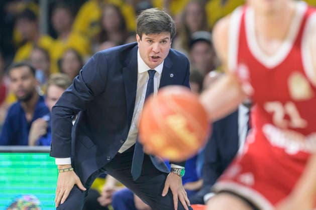 im Bild v.l.: Pedro Calles, GER, Berlin, Basketball, Alba Berlin vs FC Bayern Basketball, Albatrosse, Finalspiel 3 um die Deutsche Meisterschaft, in der Max-Schmeling-Halle, 17.06.2026,