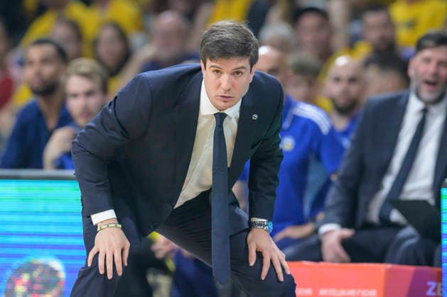 im Bild v.l.: Pedro Calles, GER, Berlin, Basketball, Alba Berlin vs FC Bayern Basketball, Albatrosse, Finalspiel 3 um die Deutsche Meisterschaft, in der Max-Schmeling-Halle, 17.06.2026,