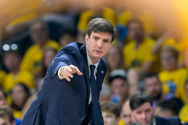 im Bild v.l.: Pedro Calles, GER, Berlin, Basketball, Alba Berlin vs FC Bayern Basketball, Albatrosse, Finalspiel 3 um die Deutsche Meisterschaft, in der Max-Schmeling-Halle, 17.06.2026,