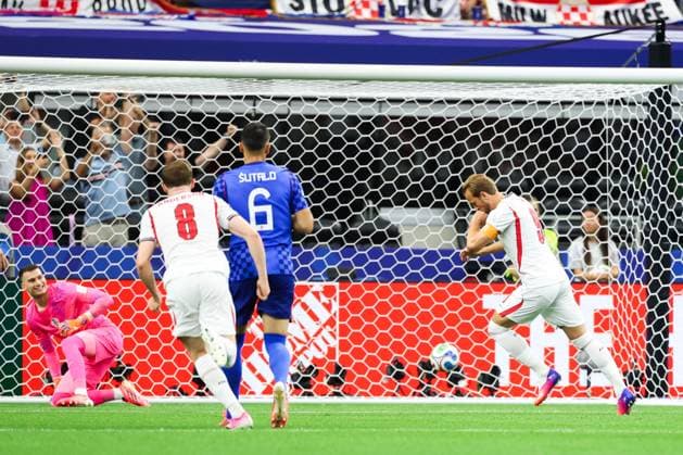 RECORD DATE NOT STATED FIFA World Cup, WM, Weltmeisterschaft, Fussball 2026 - Group L - England v Croatia Harry Kane player of England celebrates his goal during the match between England and Croatia in the first round of Group L of the 2026 FIFA World Cup group stage at Dallas Stadium, in Texas, United States, on Wednesday, June 17, 2026.(Foto: William Volcov Brazil Photo Press IMAGO) Sports Arlington TX United States of America Copyright: xWILLIAMxVOLCOVx