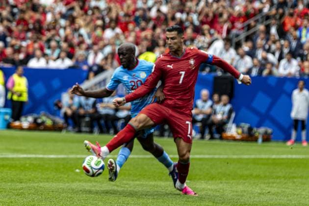 RECORD DATE NOT STATED Portugal faces DR Congo in their opening match of Group K at the 2026 World Cup. Houston, Texas (USA), 06 17 2026 - FIFA World Cup, WM, Weltmeisterschaft, Fussball 2026 Portugal Democratic Republic of Congo Football USA Player Cristiano Ronaldo in a match between Portugal and the Democratic Republic of Congo, valid for the first round of Group K of the FIFA World Cup 2026, held at NRG Stadium in Houston, Texas, United States, on Wednesday, June 17, 2026.(Foto: Pedro Paulo Diaz Thenews2 imago images) SPO  Copyright: xPedroxPauloxDiazx