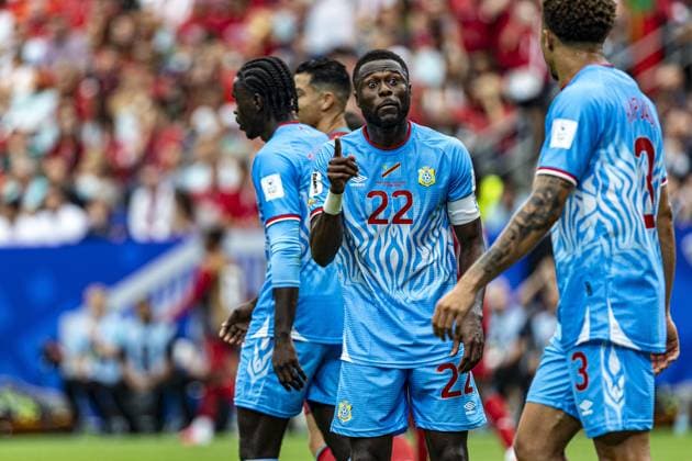 RECORD DATE NOT STATED Portugal faces DR Congo in their opening match of Group K at the 2026 World Cup. Houston, Texas (USA), 06 17 2026 - FIFA World Cup, WM, Weltmeisterschaft, Fussball 2026 Portugal Democratic Republic of Congo Football USA Player Chancel Mbemba in a match between Portugal and the Democratic Republic of Congo, valid for the first round of Group K of the FIFA World Cup 2026, held at NRG Stadium in Houston, Texas, United States, on Wednesday, June 17, 2026.(Foto: Pedro Paulo Diaz Thenews2 imago images) SPO  Copyright: xPedroxPauloxDiazx