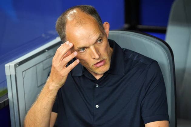 FIFA World Cup, WM, Weltmeisterschaft, Fussball 2026 - Group L - England vs Croatia England s head coach Thomas Tuchel looks on during the FIFA World Cup 2026 group stage match England against Croatia, in Dallas, Texas, USA, 17 June 2026. DALLAS United States  Copyright: xJEFFREYxMCWHORTERx