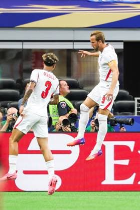 RECORD DATE NOT STATED FIFA World Cup, WM, Weltmeisterschaft, Fussball 2026 - Group L - England v Croatia Harry Kane player of England celebrates his goal during the match between England and Croatia in the first round of Group L of the 2026 FIFA World Cup group stage at Dallas Stadium, in Texas, United States, on Wednesday, June 17, 2026.(Foto: William Volcov Brazil Photo Press IMAGO) Sports Arlington TX United States of America Copyright: xWILLIAMxVOLCOVx