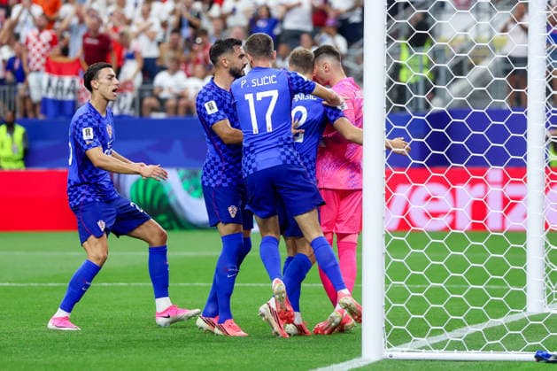England v Croatia: Group L - FIFA World Cup, WM, Weltmeisterschaft, Fussball 2026 Players of Croatia during the FIFA World Cup 2026 Group L match between England and Croatia at Dallas Stadium on June 17, 2026 in Dallas, Texas.  SanjinxStrukic PIXSELL