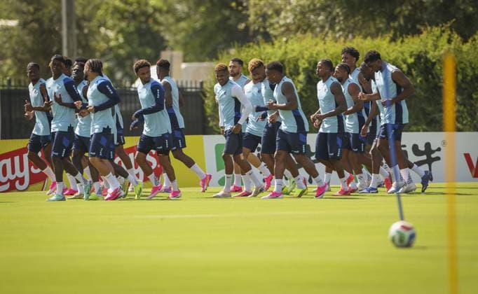 June 17, 2026, Tampa, Florida, USA: Members of the Cape Verde National Football team run during practice Wednesday, June 17, 2026 in Tampa. Tampa USA - ZUMAs70_ 0859404453st Copyright: xChrisxUrsox