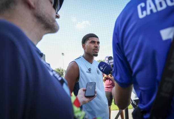June 17, 2026, Tampa, Florida, USA: Cape Verde midfielder Laros Duarte speaks to reporters just prior to practice Wednesday, June 17, 2026 in Tampa. Tampa USA - ZUMAs70_ 0859404522st Copyright: xChrisxUrsox