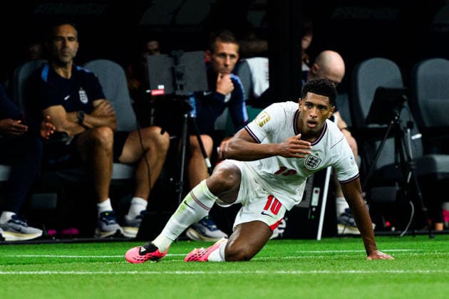 260617 Jude Bellingham of England during the FIFA World Cup, WM, Weltmeisterschaft, Fussball 2026 football match between England and Croatia on June 17, 2026 in Dallas. Photo: Joel Marklund BILDBYRAN kod JM JM0826 bbeng fotboll football soccer fotball vm fotbolls-vm fotball-vm fotbolls-vm 2026 fifa world cup 2026 england kroatien croatia