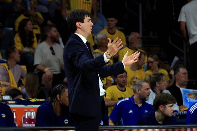 DEU, easyCredit BBL, ALBA vs. Bayern Muenchen, 17.06.2026, Uber-Arena, Berlin, DEU, easyCredit BBL, ALBA vs. Bayern Muenchen, im Bild CHEFTRAINER Pedro Calles (ALBA Berlin)