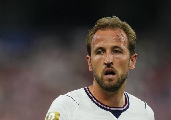 Harry Kane (England) looks on during England and Croatia, Group L FIFA World Cup, WM, Weltmeisterschaft, Fussball 2026, Dallas Stadium, Arlington, United States on June 17, 2026. Thor Wegner DeFodi Images. (Photo by DeFodi Images) -