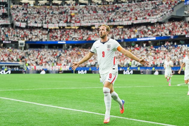 Harry Kane of England celebrates after scoring the team s second goal during a FIFA Men’s World Cup 2026 Group Stage football match between England and Croatia at Dallas Stadium, in Arlington on June 17th 2026 (Photo by Richard Callis SPP)  Copyright: xRichardxCallis SPPx Sportspressphoto_SPR168859