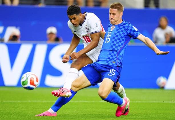 Jude Bellingham scores for England England v Croatia, 2026 FIFA World Cup, WM, Weltmeisterschaft, Fussball Group L, Football, Dallas Stadium, Arlington, Texas, USA - 17 Jun 2026Arlington Dallas Stadium Texas (TX) United States of America EDITORIAL USE ONLY No use with unauthorised audio, video, data, fixture lists, club league logos or live services. Online in-match use limited to 120 images, no video emulation. No use in betting, games or single club league player publications.  Copyright: xJavierxGarcia Shutterstockx 16928920cp