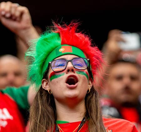 June 17, 2026, Houston, Tx, USA: Portugal fan reacts after a missed goal during a FIFA Men s World Cup 2026 Group Stage football match between Portugal vs. Congo Houston USA - ZUMAg261 20260617_znp_g261_027 Copyright: xDomenicxGreyx