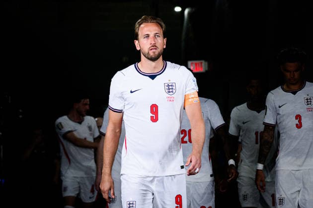 260617 Harry Kane of England during the FIFA World Cup, WM, Weltmeisterschaft, Fussball 2026 football match between England and Croatia on June 17, 2026 in Dallas. Photo: Joel Marklund BILDBYRAN kod JM JM0826 bbeng fotboll football soccer fotball vm fotbolls-vm fotball-vm fotbolls-vm 2026 fifa world cup 2026 england kroatien croatia