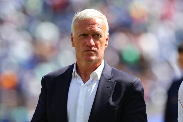 EAST RUTHERFORD, NJ - JUNE 16: Didier Deschamps of France during the FIFA World Cup, WM, Weltmeisterschaft, Fussball 2026 Group I Match between France and Senegal on June 16, 2026 at New York New Jersey Stadium in East Rutherford, New Jersey. (Photo by Rich Graessle Icon Sportswire) SOCCER: JUN 16 FIFA World Cup 26 Group I - France vs Senegal EDITORIAL USE ONLY Icon26061627230