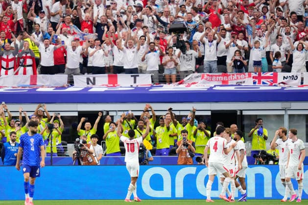 England v Croatia: Group L - FIFA World Cup, WM, Weltmeisterschaft, Fussball 2026 Jude Bellingham of England celebrates a goal during the FIFA World Cup 2026 Group L match between England and Croatia at Dallas Stadium on June 17, 2026 in Arlington, Texas. Arlington TX United States  Copyright: xJosexBretonx originalFilename:bretonhernandez-englandv260617_npv8l.jpg