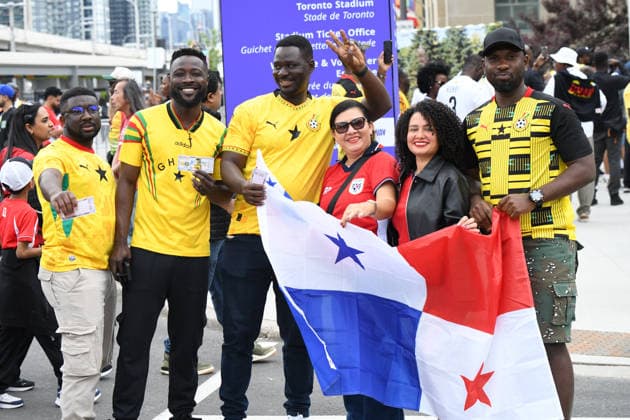 Ghana national team, Nationalteam vs Panama National Team. FIFA World Cup, WM, Weltmeisterschaft, Fussball 2026 Group L match. Toronto Ontario Canada Copyright: xx