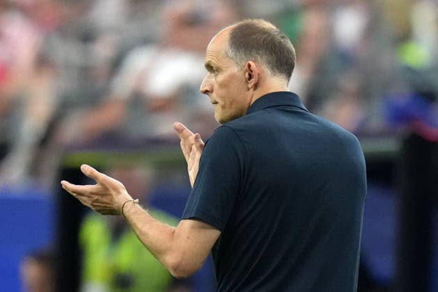 FIFA World Cup, WM, Weltmeisterschaft, Fussball 2026 - Group L - England vs Croatia England s head coach Thomas Tuchel gestures during the FIFA World Cup 2026 group stage match England against Croatia, in Dallas, Texas, USA, 17 June 2026. DALLAS United States  Copyright: xJEFFREYxMCWHORTERx