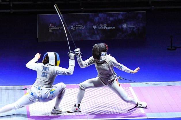 ESCRIME : Championnat d Europe Antony 2026 - 17 06 2026 Maria Marino (ESP) Olga Sopit (UKR) ParisFrance  Copyright: xBaptistexAutissierx
