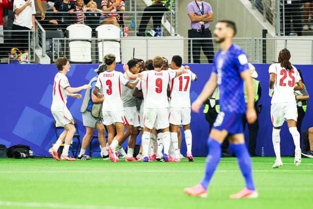 RECORD DATE NOT STATED FIFA World Cup, WM, Weltmeisterschaft, Fussball 2026 - Group L - England v Croatia Marcus Rashford player of England celebrates his goal during the match between England and Croatia in the first round of Group L of the 2026 FIFA World Cup group stage at Dallas Stadium, in Texas, United States, on Wednesday, June 17, 2026.(Foto: William Volcov Brazil Photo Press IMAGO) Sports Arlington TX United States of America Copyright: xWILLIAMxVOLCOVx