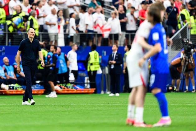 260617 Head coach Thomas Tuchel of England after the FIFA World Cup, WM, Weltmeisterschaft, Fussball 2026 football match between England and Croatia on June 17, 2026 in Dallas. Photo: Joel Marklund BILDBYRAN kod JM JM0826 bbeng fotboll football soccer fotball vm fotbolls-vm fotball-vm fotbolls-vm 2026 fifa world cup 2026 england kroatien croatia