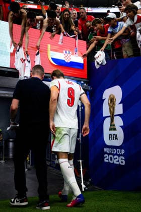 260617 Harry Kane of England after the FIFA World Cup, WM, Weltmeisterschaft, Fussball 2026 football match between England and Croatia on June 17, 2026 in Dallas. Photo: Joel Marklund BILDBYRAN kod JM JM0826 bbeng fotboll football soccer fotball vm fotbolls-vm fotball-vm fotbolls-vm 2026 fifa world cup 2026 england kroatien croatia