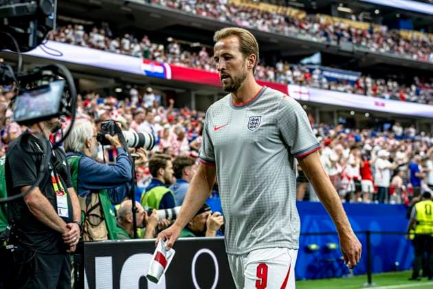 DALLAS - Harry Kane of England during the 2026 World Cup at AT&T Stadium on June 17, 2026, in Dallas, United States. (Photo by Stefan Koops EYE4IMAGES DeFodi Images) -