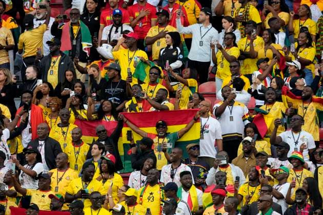 June 17, 2026, Toronto, On, CANADA: Ghana fans cheer from the stands prior to group L World Cup soccer action between Ghana and Panama, in Toronto, Wednesday, June 17, 2026. Ghana V. Panama  - ZUMAc35_ 20260617_zaf_c35_142 Copyright: xFrankxGunnx