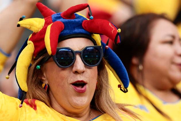 FIFA World Cup, WM, Weltmeisterschaft, Fussball 2026 - Group K - Uzbekistan vs Colombia A supporter of Colombia looks on ahead of the the FIFA World Cup 2026 Group K soccer match between Uzbekistan and Colombia, in Mexico City, Mexico, 17 June 2026. Mexico City Mexico  Copyright: xJOSExMENDEZx