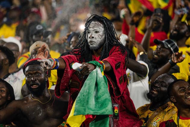 Ghana supporters celebrate the victory of their team during the FIFA World Cup, WM, Weltmeisterschaft, Fussball game between Ghana and Panama at Toronto Stadium on June 17, 2026 in Toronto, Ontario, Canada  Copyright: xCurtisxWongx xSPPx Sportspressphoto_SPR169435