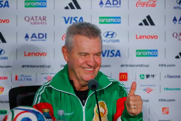 FIFA World Cup, WM, Weltmeisterschaft, Fussball 2026 - Mexico press conference, PK, Pressekonferenz Head coach of Mexico Javier Aguirre speaks during a press conference as part of the FIFA World Cup 2026 in Guadalajara, Mexico, 17 June 2026. GUADALAJARA Mexico  Copyright: xFRANCISCOxGUASCOx