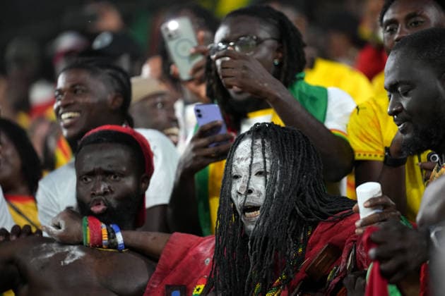 Ghana v Panama - FIFA World Cup, WM, Weltmeisterschaft, Fussball 2026 - Group L TORONTO, CANADA - JUNE 17: Fans of Ghana celebrate winning the 2026 FIFA World Cup First Stage Group L match between Ghana and Panama at Toronto Stadium (BMO Field) in Toronto, Ontario, Canada on June 17, 2026 Mert Alper Dervis Anadolu Ontario Canada. Editorial use only. Please get in touch for any other usage.  Copyright: x2026xAnadoluxMertxAlperxDervisx