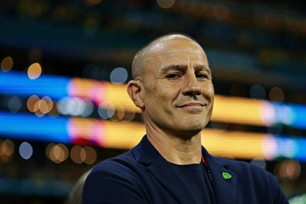 June 17, 2026, Mexico City, Mexico City, Mexico: Fabio Cannavaro, head coach of the Uzbekistan looks on during the match between Uzbekistan and Colombia for the 1st round of the group K of the FIFA World Cup, WM, Weltmeisterschaft, Fussball 2026, at Mexico City Stadium, in Mexico City, Mexico on June 17, 2026. Photo: DiaEsportivo FIFA World Cup 2026, Uzbekistan Vs Colombia, Mexico City, Mexico  - ZUMAh208 20260617_zsp_h208_014 Copyright: xHeulerxAndreyx