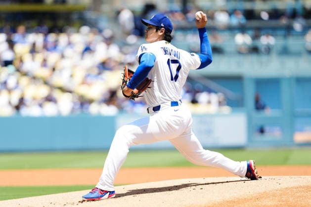 Shohei Ohtani,(Dodgers) Shohei Ohtani as the starting pitcher June. 17, 2026 - Baseball : MLB, Baseball Herren, USA Regular Season Game Los Angeles Dodgers vs. Tampa Bay Rays Venue: Dodger Stadium (Los Angeles, California, USA)  aflo_334841311 TakashixKurosawax