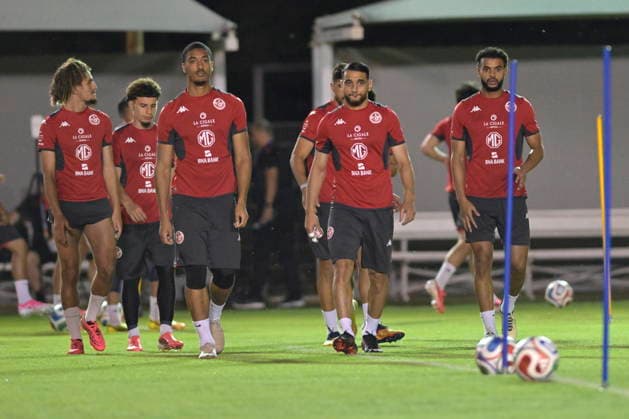 2026 FIFA World Cup, WM, Weltmeisterschaft, Fussball - Tunisia training session Tunisian players take part in a training session as part of the 2026 FIFA World Cup in Monterrey, Mexico, 17 June 2026. MONTERREY Mexico  Copyright: xMIGUELxSIERRAx