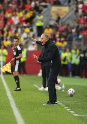 (260618) -- TORONTO, June 18, 2026 -- Carlos Queiroz, head coach of Ghana, reacts during the group L match between Ghana and Panama at the 2026 FIFA World Cup, WM, Weltmeisterschaft, Fussball at Toronto Stadium in Toronto, Canada, on June 17, 2026. (Photo by Xinhua) (SP)CANADA-TORONTO-FOOTBALL-FIFA WORLD CUP-GROUP L-GHA VS PAN ZouxZheng 