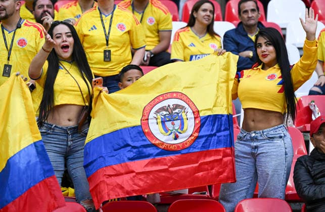 (260618) -- MEXICO CITY, June 18, 2026 -- Fans of Colombia are seen before the group K match between Uzbekistan and Colombia at the FIFA World Cup, WM, Weltmeisterschaft, Fussball 2026 in Mexico City, Mexico, June 17, 2026. (Photo by Xinhua) (SP)MEXICO-MEXICO CITY-FOOTBALL-FIFA WORLD CUP-GROUP K-UZB VS COL LucioxTavora 
