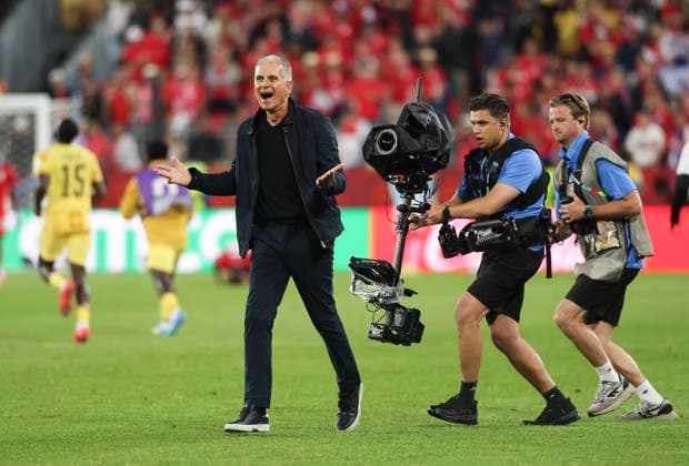 (260618) -- TORONTO, June 18, 2026 -- Carlos Queiroz, head coach of Ghana, reacts after the group L match between Ghana and Panama at the 2026 FIFA World Cup, WM, Weltmeisterschaft, Fussball at Toronto Stadium in Toronto, Canada, on June 17, 2026. (Photo by Xinhua) (SP)CANADA-TORONTO-FOOTBALL-FIFA WORLD CUP-GROUP L-GHA VS PAN ZouxZheng 