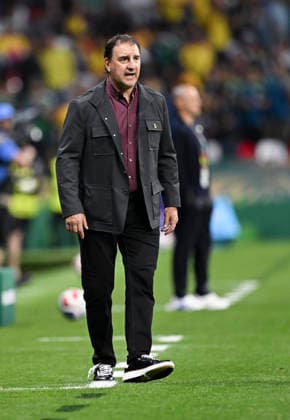 (260618) -- MEXICO CITY, June 18, 2026 -- Nestor Lorenzo, head coach of Colombia, reacts during the group K match between Uzbekistan and Colombia at the FIFA World Cup, WM, Weltmeisterschaft, Fussball 2026 in Mexico City, Mexico, June 17, 2026. (Photo by Xinhua) (SP)MEXICO-MEXICO CITY-FOOTBALL-FIFA WORLD CUP-GROUP K-UZB VS COL LucioxTavora 