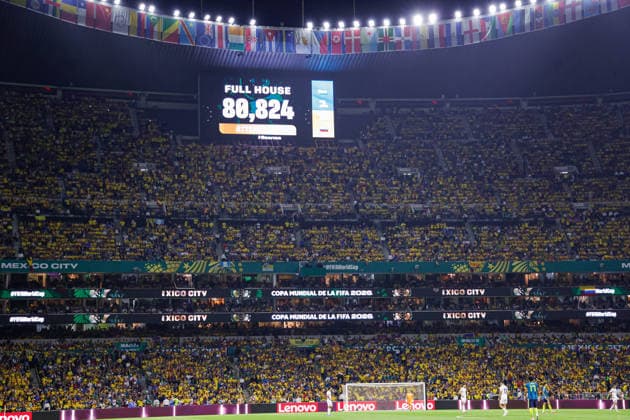 FIFA World Cup, WM, Weltmeisterschaft, Fussball 2026 UZBEKISTAN VS COLOMBIA FIFA WORLD CUP 2026 UZBEKISTAN VS COLOMBIA UZBEKISTAN VS COLOMBIA 17062026 CIUDAD DE MEXICO, MEXICO. General view of the full house ambiance, during Round 1 Group K game of the FIFA World Cup 2026, held at the Estadio Ciudad de Mexico at Mexico City . Vista general del ambiente con casa llena, durante juego de Ronda 1 del Grupo K de la Copa del Mundo 2026 de la FIFA, celebrado en el Estadio Ciudad de Mexico de la Ciudad de MÃ xico. PHOTO BY IMAGENSHOP AGENCIA FOTOGRAFICA MEXICO CITY MEXICO CITY MEXICO