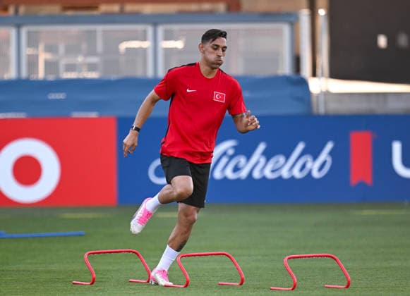 Turkish national football team holds 1st training session in US city of San Jose SAN JOSE, CALIFORNIA - JUNE 17: Irfan Can Kahveci of the Turkish national football team attends the training session in San Jose, California on June 17, 2026. Turkiye to face Paraguay on June 19 in their 2nd 2026 FIFA World Cup, WM, Weltmeisterschaft, Fussball match. Tayfun Coskun Anadolu California United States. Editorial use only. Please get in touch for any other usage.  Copyright: x2026xAnadoluxTayfunxCoskunx