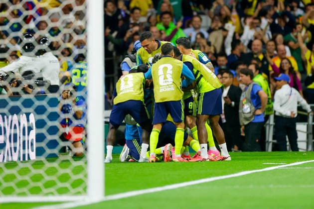 FIFA World Cup, WM, Weltmeisterschaft, Fussball 2026 UZBEKISTAN VS COLOMBIA FIFA WORLD CUP 2026 UZBEKISTAN VS COLOMBIA UZBEKISTAN VS COLOMBIA 17062026 CIUDAD DE MEXICO, MEXICO. Action photo of players of Colombia, celebrating a goal during Round 1 Group K game of the FIFA World Cup 2026, held at the Estadio Ciudad de Mexico at Mexico City . Foto de accion de jugadores de Colombia, celebrando un gol durante juego de Ronda 1 del Grupo K de la Copa del Mundo 2026 de la FIFA, celebrado en el Estadio Ciudad de Mexico de la Ciudad de MÃ xico. PHOTO BY IMAGENSHOP AGENCIA FOTOGRAFICA MEXICO CITY MEXICO CITY MEXICO
