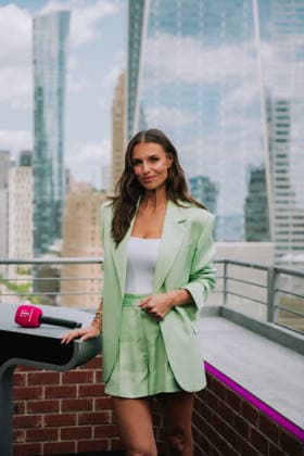 11.06.2026, USA, New York, MagentaTV Studio, FIFA World Cup, WM, Weltmeisterschaft, Fussball Laura Wontorra