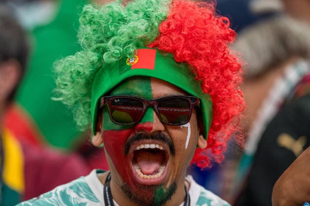 June 17, 2026: A Portugal fan prior to a FIFA World Cup, WM, Weltmeisterschaft, Fussball Group K match between Portugal and DR Congo in Houston, TX. .. CSM FIFA World Cup 2026: Portugal Vs DR Congo JUN 17  - ZUMAc04_ 20260617_zma_c04_263 Copyright: xTraskxSmithx