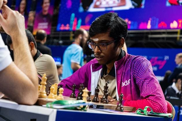 June 18, 2026, Hong Kong, Hong Kong, China: Chess Grandmaster RAMESHBABU PRAGGNANANDHAA (IND) during a Rapid match at the 2026 FIDE World Team Rapid and Blitz Chess Championship in Hong Kong. Hong Kong China - ZUMAm298 0859442613st Copyright: xJamesxModestox