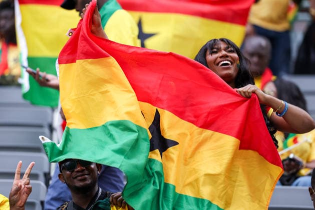 Ghana v Panama: Group L - FIFA World Cup, WM, Weltmeisterschaft, Fussball 2026 A Ghana fan dances during the FIFA World Cup 2026 group stage match between Ghana and Panama at Toronto Stadium in Toronto, Ontario, Canada, on June 17, 2026. Toronto Ontario Canada  Copyright: xIndrawanxKumalax originalFilename:kumala-thefifaw260617_npenY.jpg