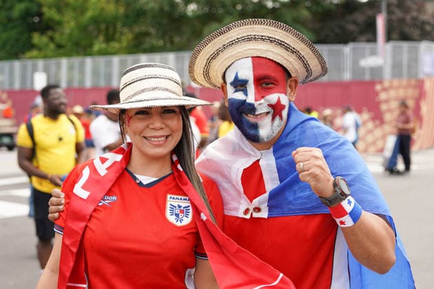 June 17, 2026, Toronto, Ciudad de Mexico, Canada: Panama fans before entering the stadium for the 2026 FIFA World Cup, WM, Weltmeisterschaft, Fussball Group L match between Ghana and Panama at Toronto Stadium. on June 17, 2026 in Toronto, Canada. Toronto Canada - ZUMAe321 20260617_zsa_e321_244 Copyright: xLeonardoxRamirezx