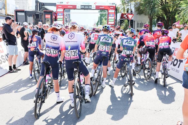 18.06.2026 Locarno Schweiz. Tour de Suisse Women 2.Etappe Locarno - Locarno Bild ,Rennfahrerinnen vor dem Start.