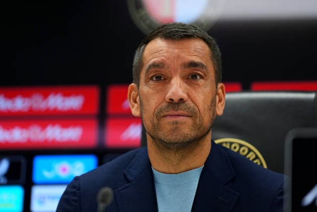 press conference, PK, Pressekonferenz Giovanni van Bronckhorst Rotterdam - Giovanni van Bronkhorst Coach of Feyenoord Rotterdam during a press conference to introduce the new staff. The press conference is at De Kuip on 18 June 2026 in Rotterdam, The Netherlands. (VK Sportphoto Yannick Verhoeven) Copyright: xYannickxVerhoevenx